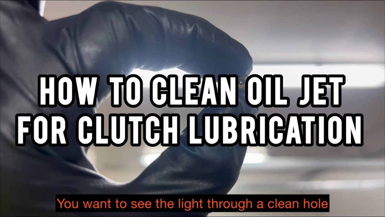 KTM RC8 Cleaning Oil Jet For Clutch Lubrication