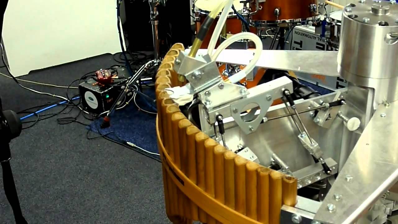 TeamDARE's robot band plays 'Rolling in the deep'