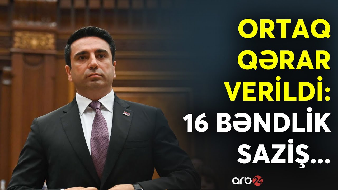 SON DƏQİQƏ! Simonyan tam razılığın ANONSUNU VERDİ: Bakı və İrəvan 16 bəndlik sazişi imzalayacaq?