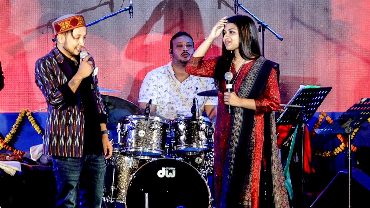 Arunita _ Pawandeep Live Singing || Agar Tum Saath Ho || Outstanding Singing Performance ||