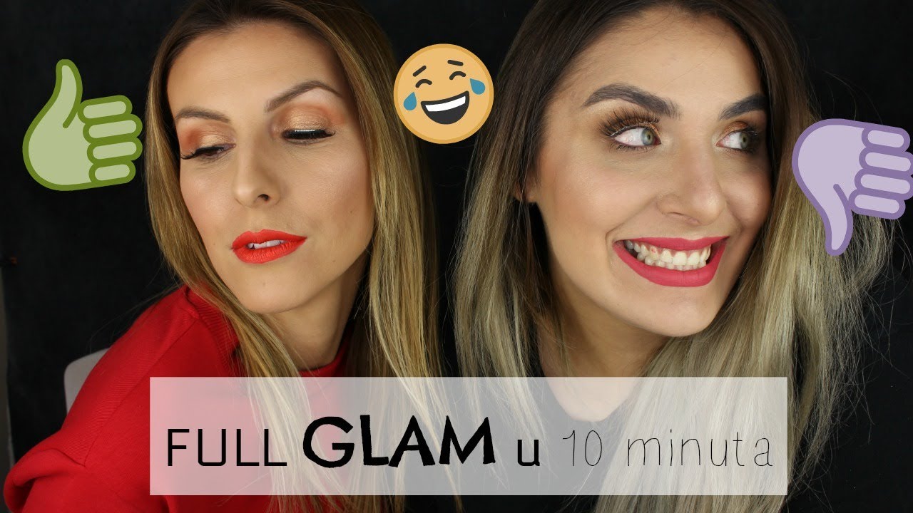 FULL GLAM makeup u 10 MINUTA💄 w Ivana Blažoti Mijoč ⌛