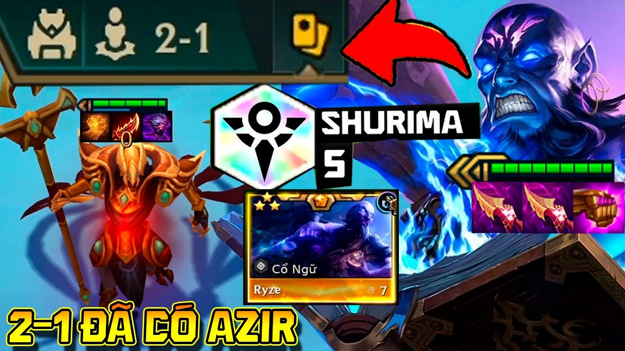 2-1 ĐÃ CÓ AZIR ??? MỞ KHÓA 4 SHURIMA CỰC SỚM - CẢ LOBBY CHỈ BIẾT BẤT LỰC !