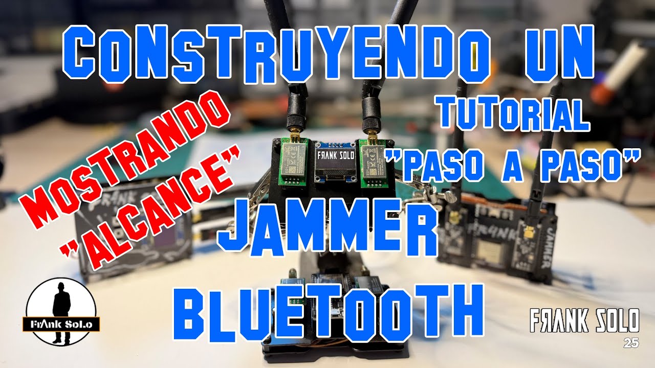 Construye tu propio jammer bluetooth fácil y rápido.