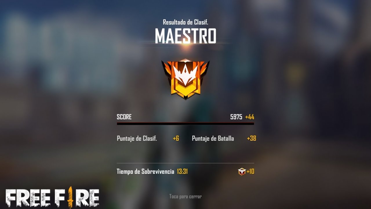 ASÍ LLEGUE A MAESTRO - FREE FIRE 🔥