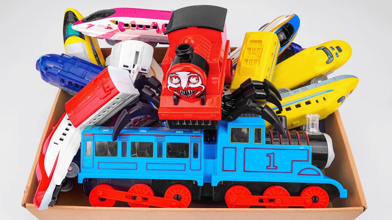 Thomas the Tank Engine, Shinkansen ☆ Epic Plarail Race!! Doctor Yellow vs E6 Komachi vs E7 Kagayaki