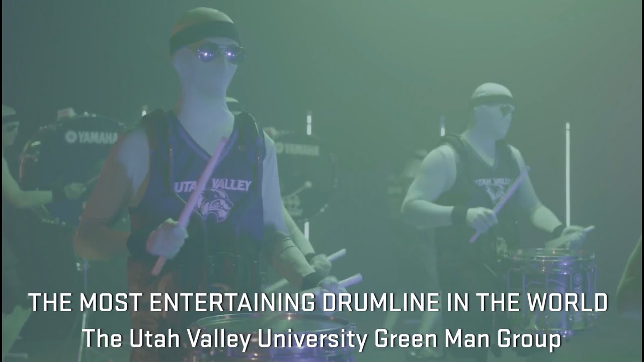 The Most Entertaining Drumline in the World: The Utah Valley University Green Man Group