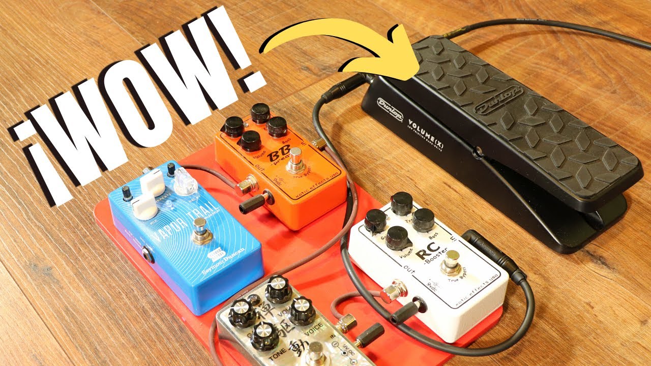 Curiosas VENTAJAS de tener un PEDAL de VOLUMEN, ¡especialmente en guitarra RÍTMICA!