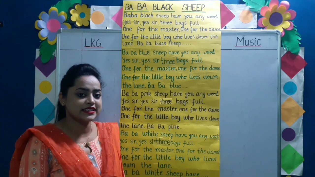 LKG  (2021-2022) Music-  Ba Ba Black Sheep