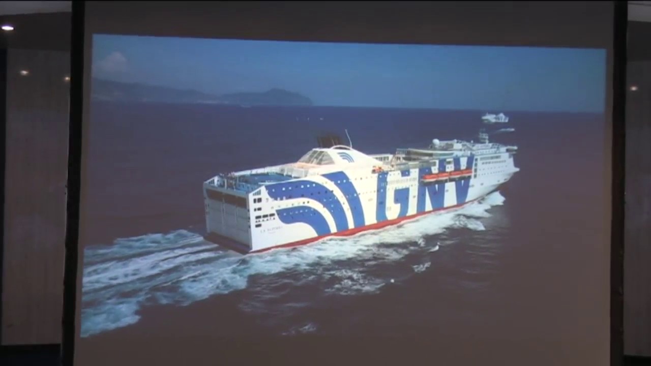 Presentazione nuova tratta Termini Imerese Civitavecchia nave GNV