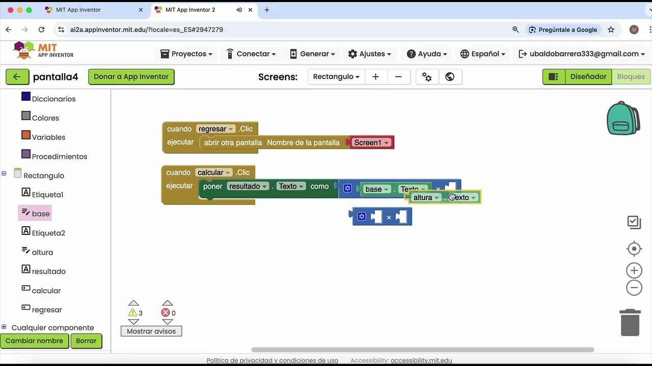 Multiples Pantallas Appinventor