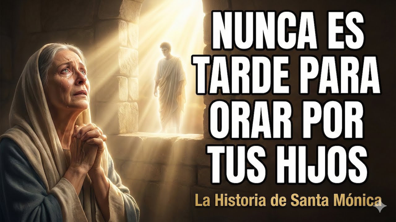 NUNCA ES TARDE PARA ORAR POR TUS HIJOS: La Historia de Santa Mónica