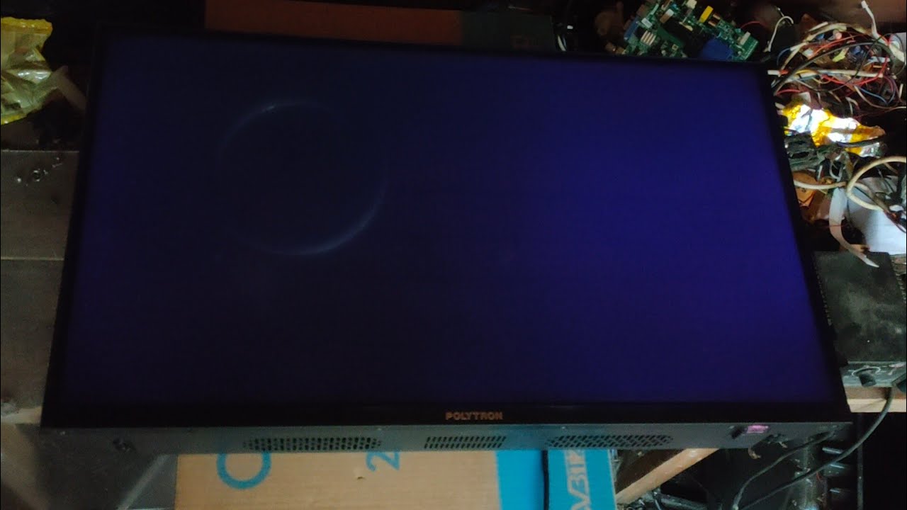 mengatasi TV LED Panasonic 32 inchi gambar blank
