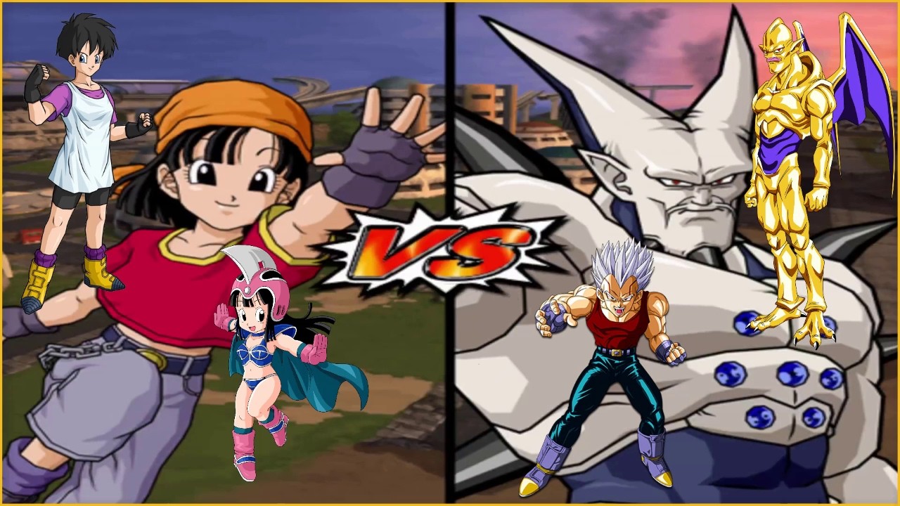 DBZ: BT3 - Pan, Videl & Chi-chi VS Omega Shenron, Baby Vegeta & Nuova Shenron [COM VS COM]