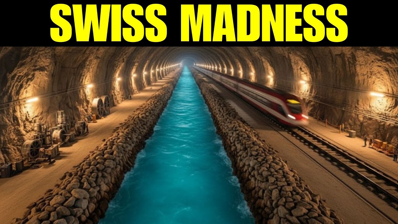 Inside the World's DEEPEST TUNNEL How Switzerland Drilled 57KM Through the ALPS