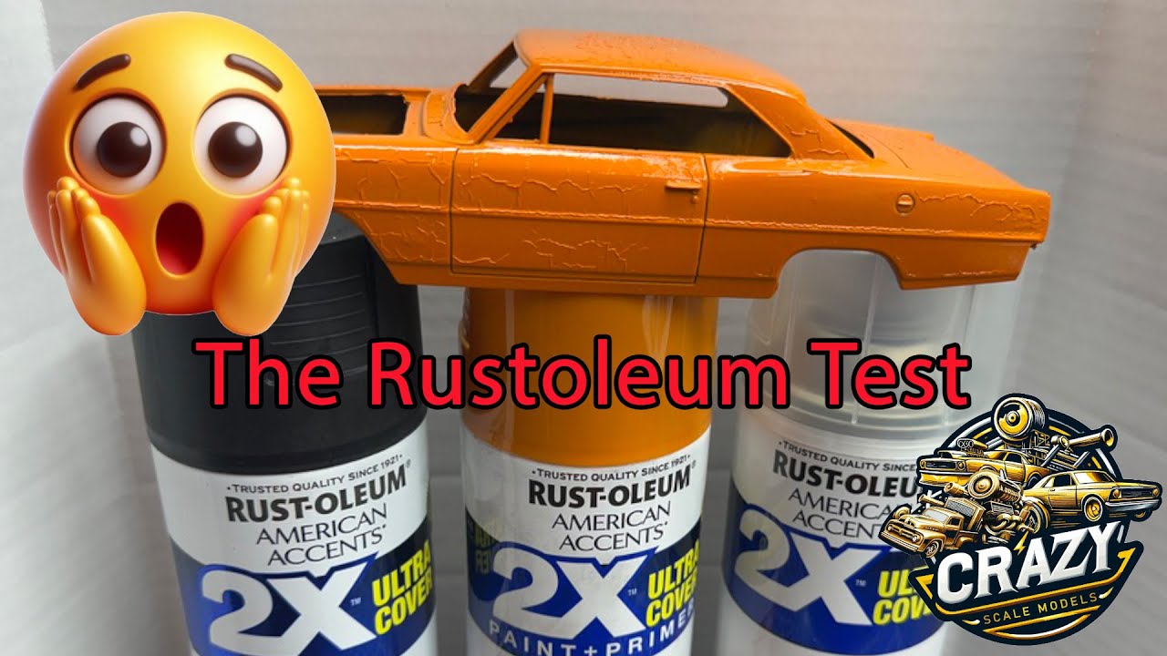 Testing Rustoleum 2X Furniture Paint On A Model Car! The Most Controversial Topic In Model Painting!