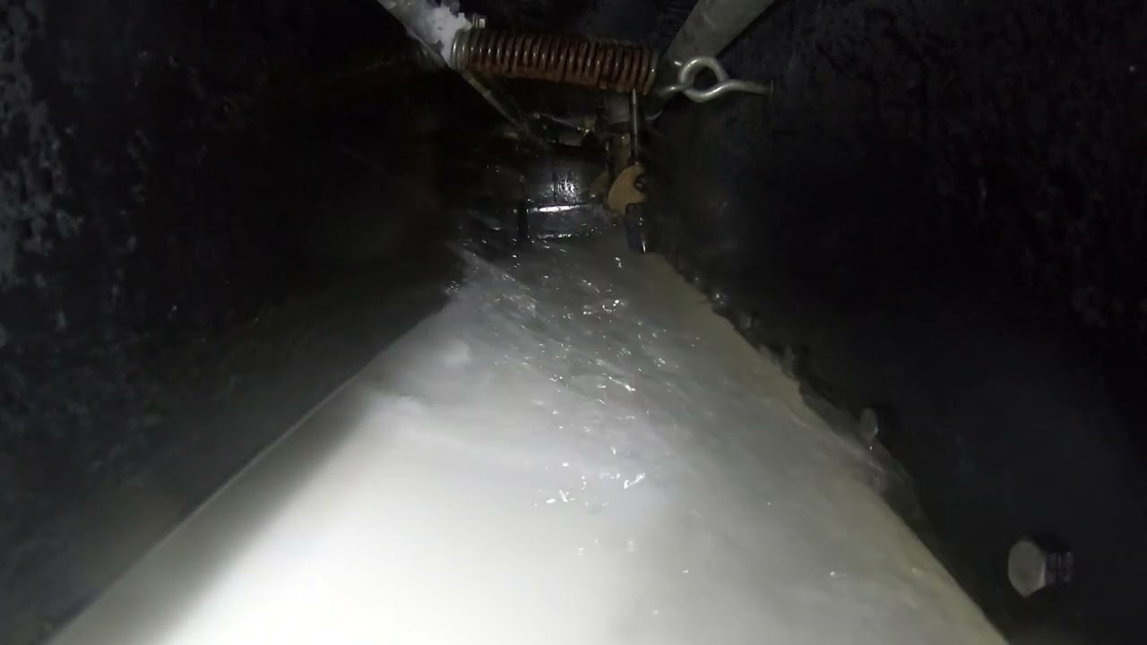 Inside Look - Zamboni Wash Water Compartment
