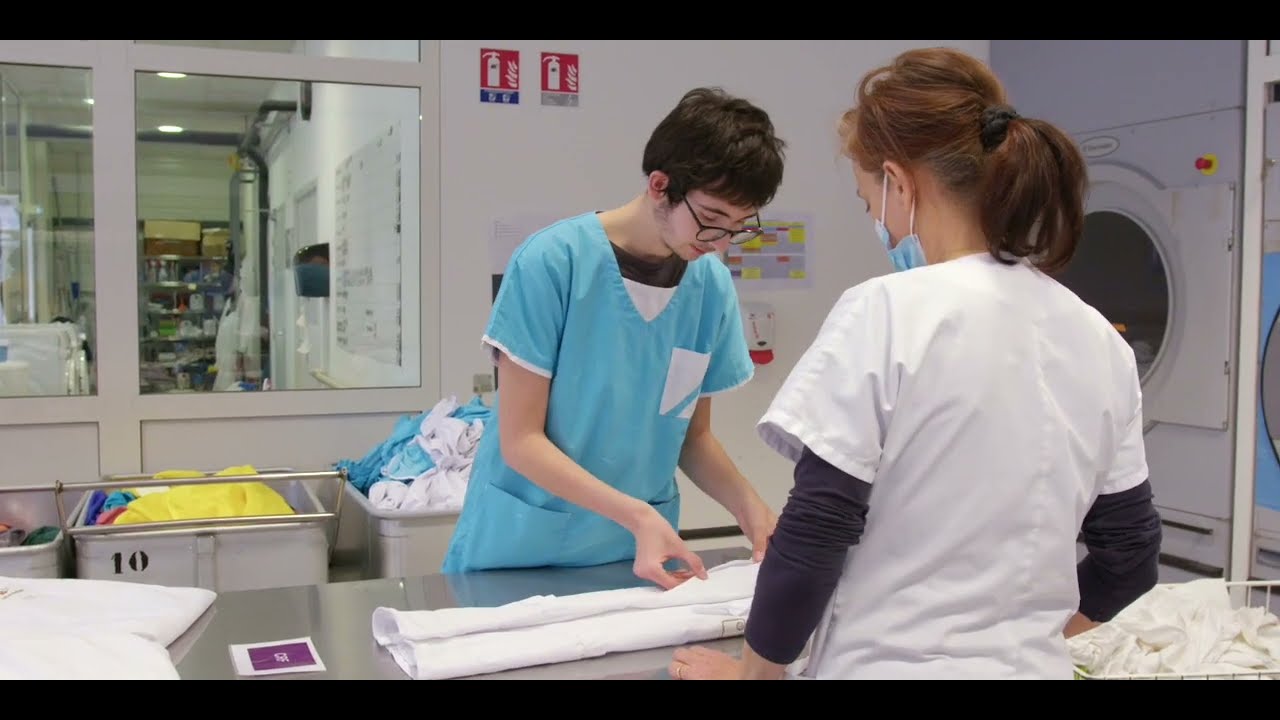 Vidéo de l'atelier blanchisserie