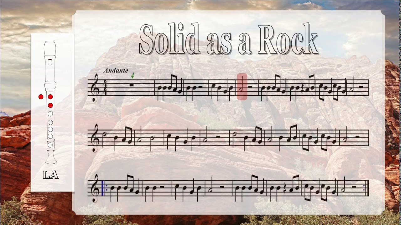 5º MU Flauta Solid as a Rock