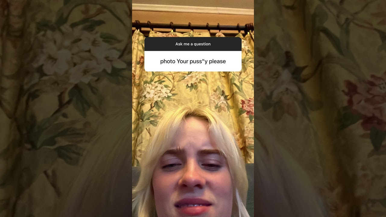 Billie Eilish Instagram Story: &ldquo;Ask me questions !!&rdquo; November 9, 2021 😲😲😲