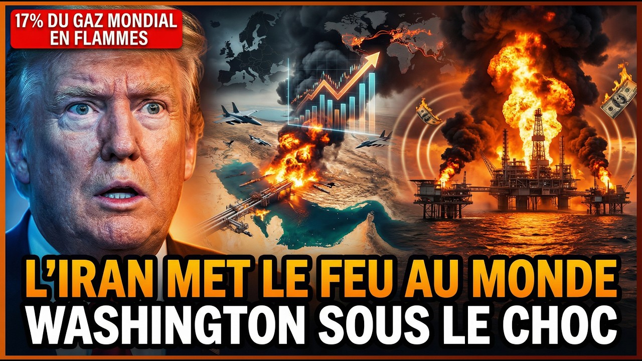 L'Iran riposte et met le feu au plus grand site gazier du monde - Washington sous le Choc#Iran#trump