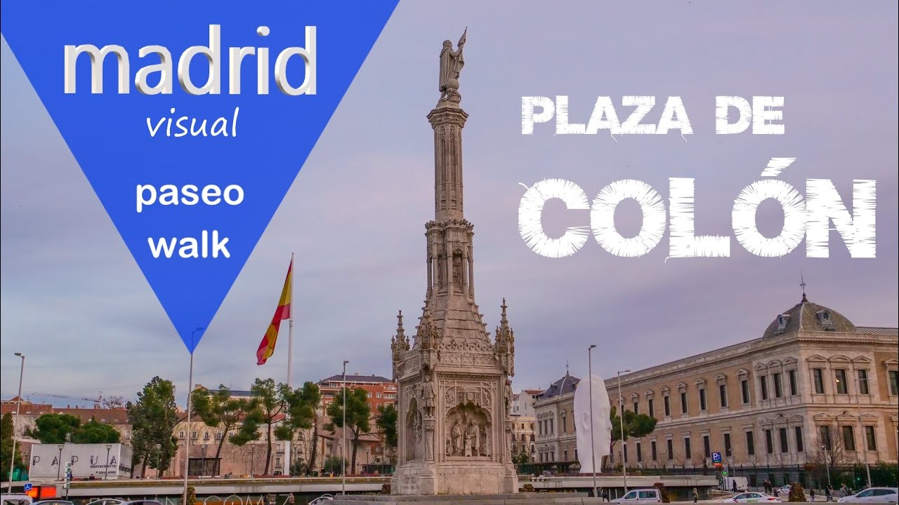PLAZA de COLÓN - Madrid 🚶‍♀️ Paseo 🚶‍♂️ Walk tour