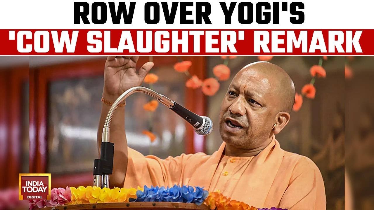 Politics Erupts As Yogi Adityanath Launches ‘Right To Slaughter Cows, Eat Beef’ Attack At Congress