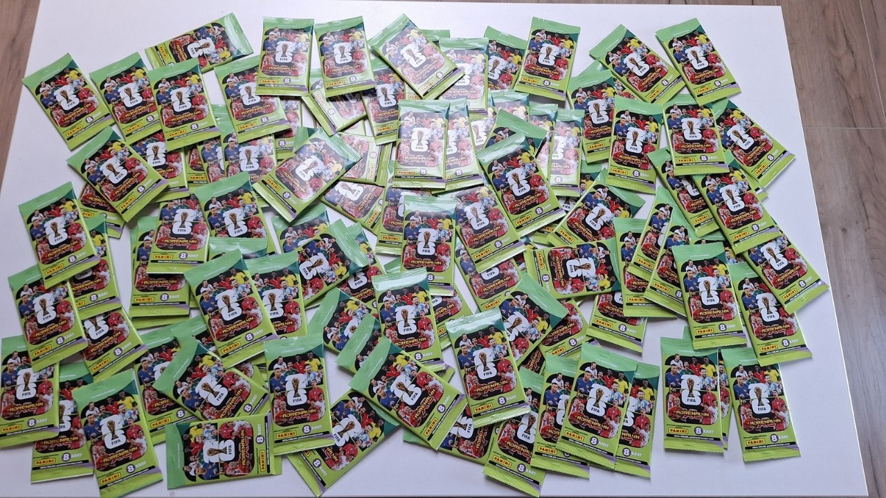 HIT! OTWIERAM 100 SASZETEK PANINI FIFA WORLD CUP 2026  ILE MOMENTUM? ILE GOLDEN BALLER? ILE ETERNOS?