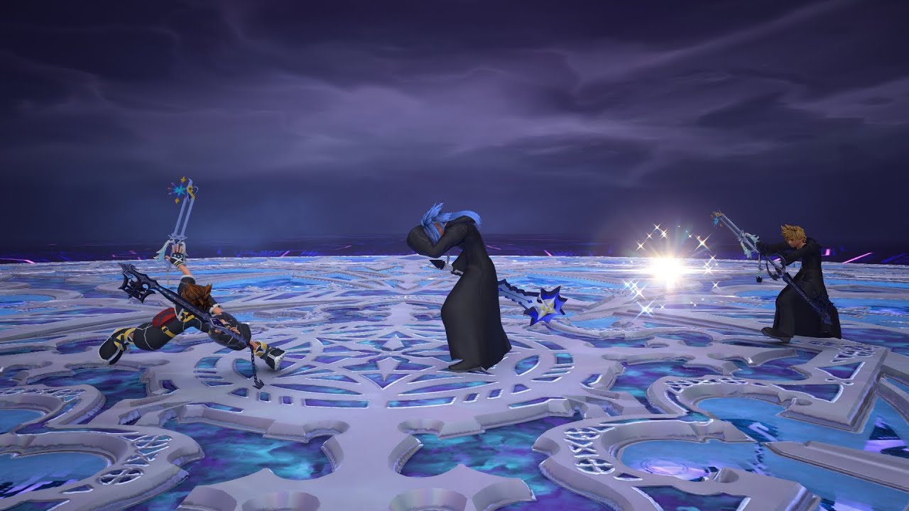 Sora and Roxas vs Data Saix