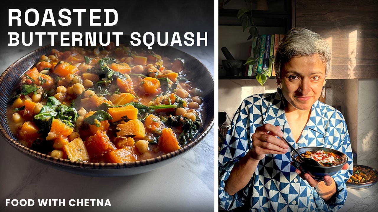 ULTIMATE Roasted Squash & Chickpea Curry | Easy Vegan Comfort Food Recipe 🎃🌱