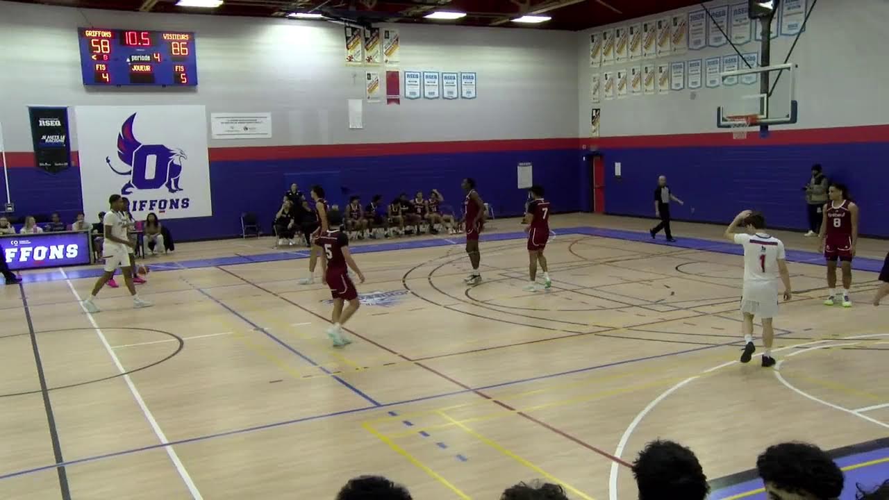 RSEQ Basketball masculin 🏀  Jean-de-Brebeuf @ Outaouais [2025-11-14]