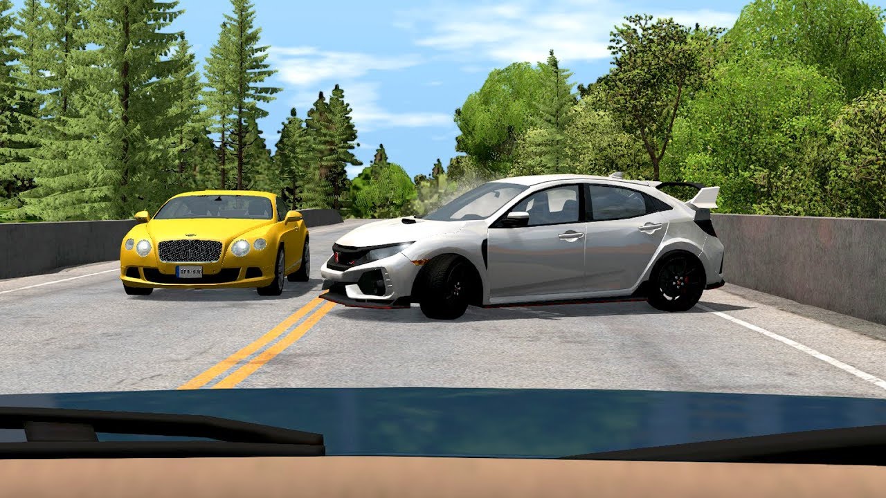 Dash Cam Car Crashes Compilation #18 - BeamNG.Drive