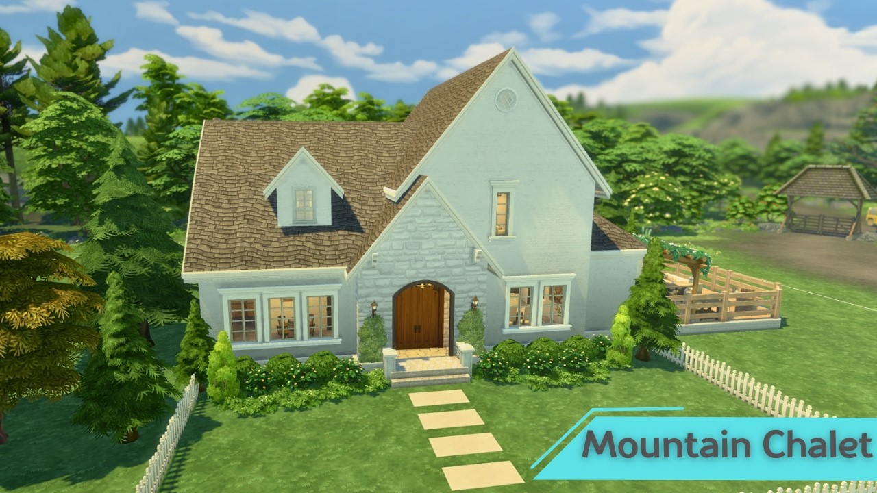 Building a Weekend Getaway Home | Sims 4 Speed Build