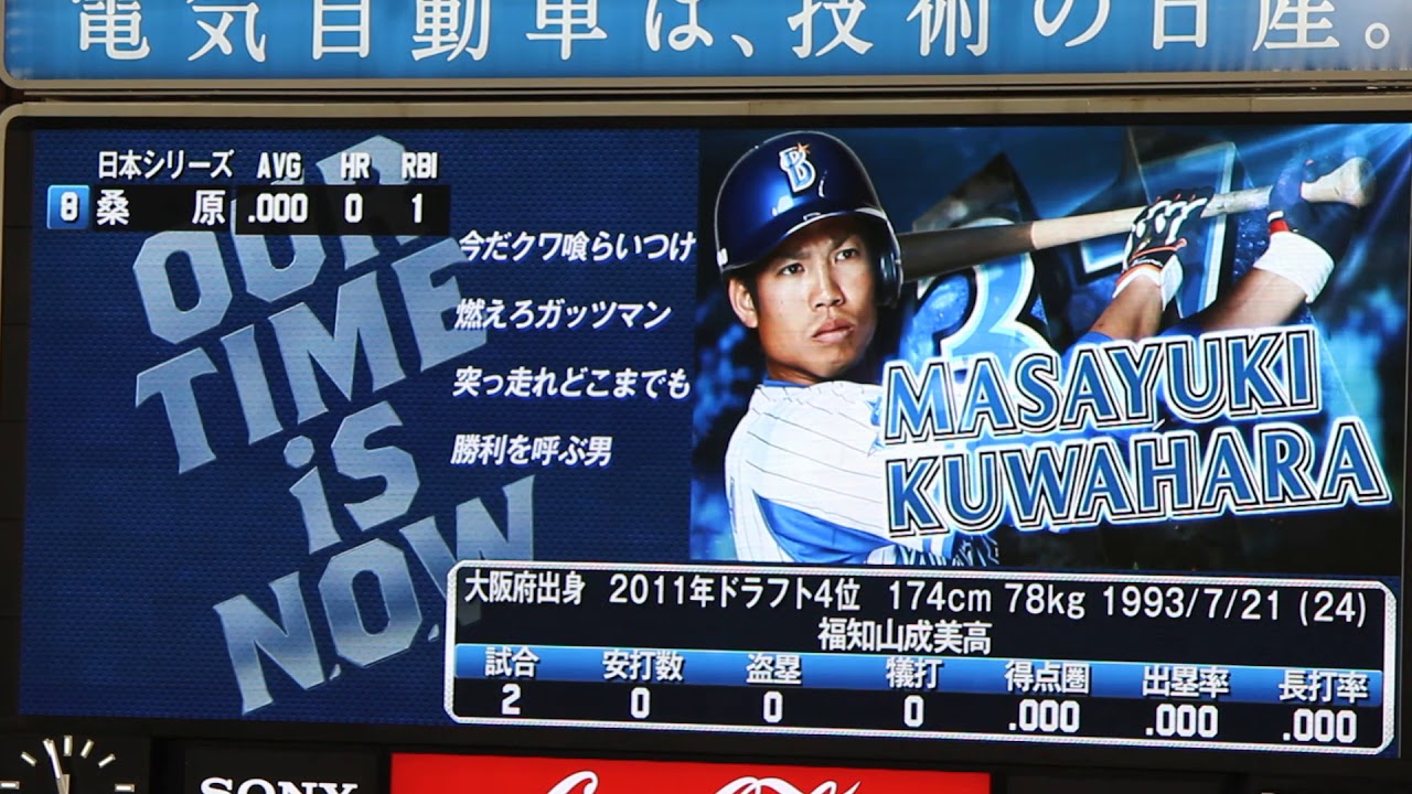 2017.10.31 日本シリーズ第3戦　横浜DeNAベイスターズスタメン発表