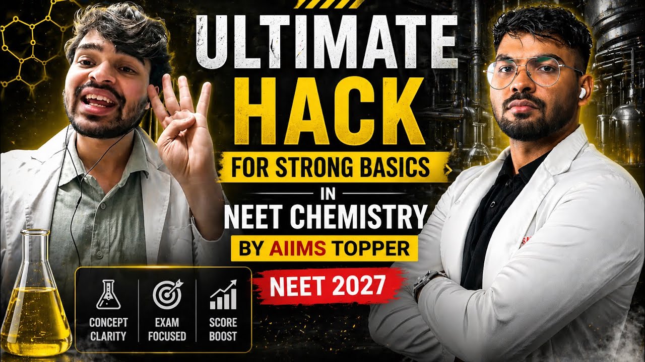 *ULTIMATE HACK* for Strong basics in NEET chemistry by AIIMS topper | NEET 2027