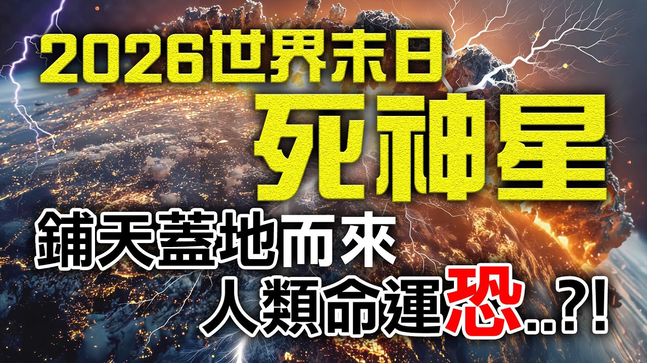 2026世界末日「死神星」，鋪天蓋地而來，人類命運恐‥？！【林海陽】20260204 #紫微斗數 #風水 #命理 #2026 #死神星
