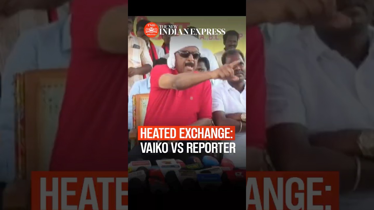 Vaiko loses his temper after reporter questions his silence on DMK alliance