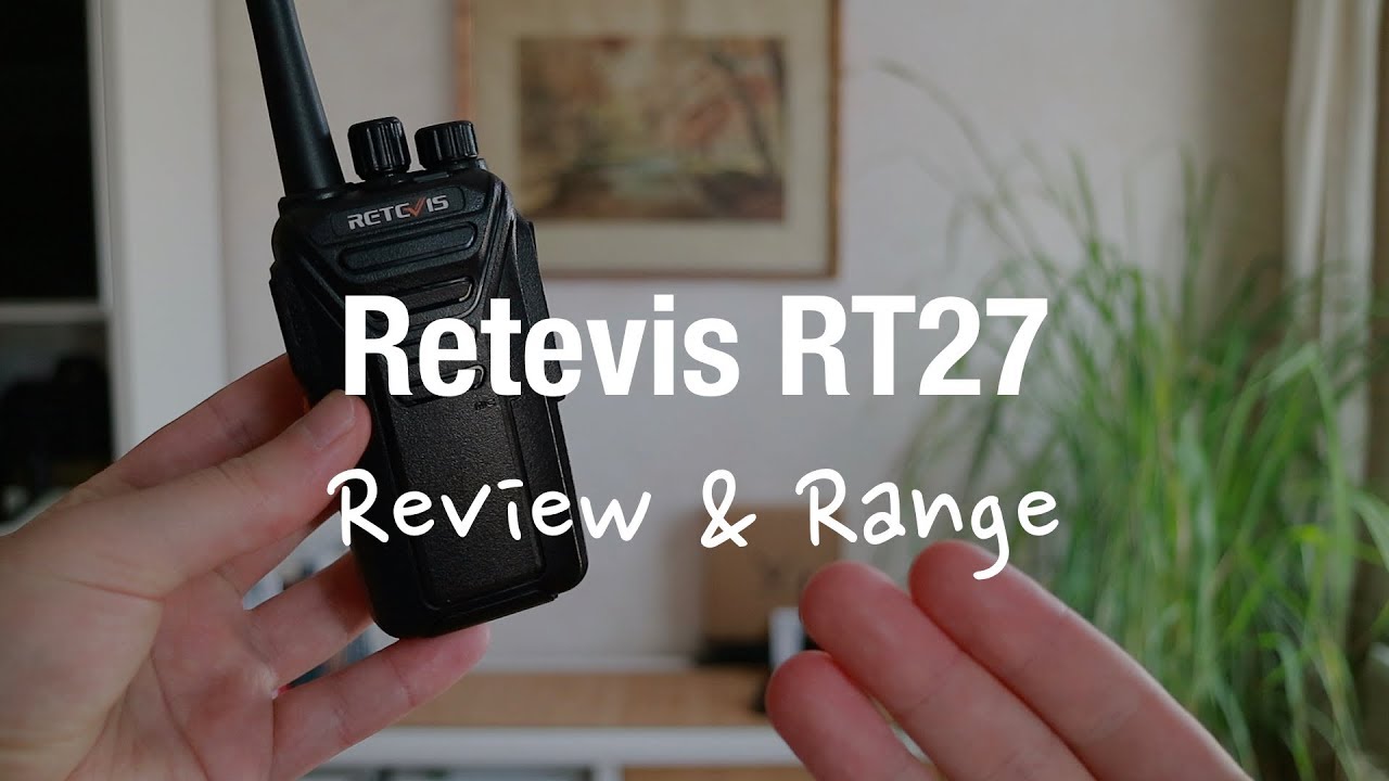 Retevis RT27 PMR446 Two Way Radio (Review and Range Test)
