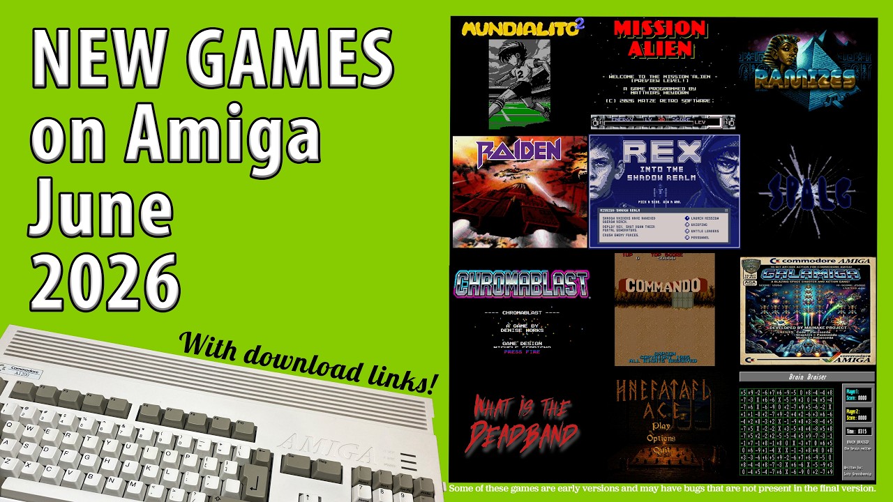 New Amiga games from June 2026