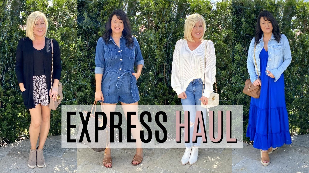EXPRESS SPRING TRY ON HAUL | Spring Fashion Trends