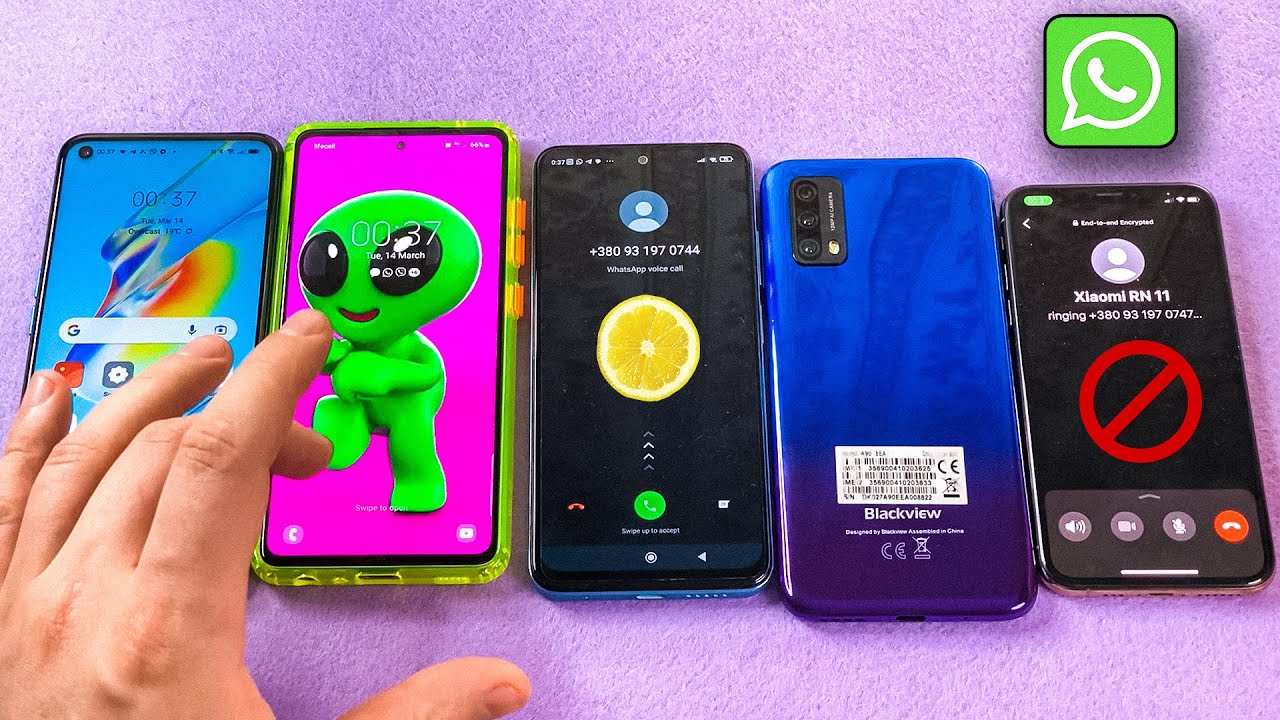 OPPO + Samsung + Xaomi Redmi + Blackview Incomig Call + WhatsApp Group iPhone Outgoing Call