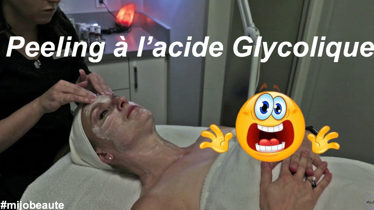 Peeling à l'acide glycolique en Institut 1 de 4
