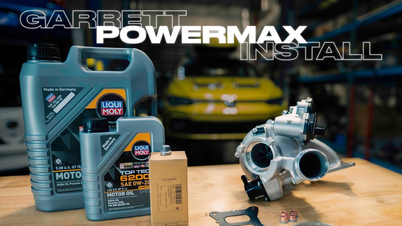 MK8 GTI Garrett PowerMax Turbo Install! // BMP Tuning
