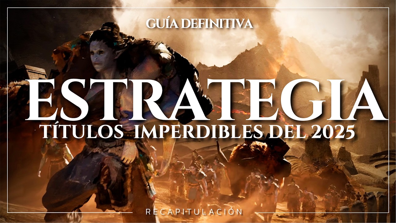 MEJORES JUEGOS de ESTRATEGIA del 2025! 🏆 RTS, 4X, RTT y más