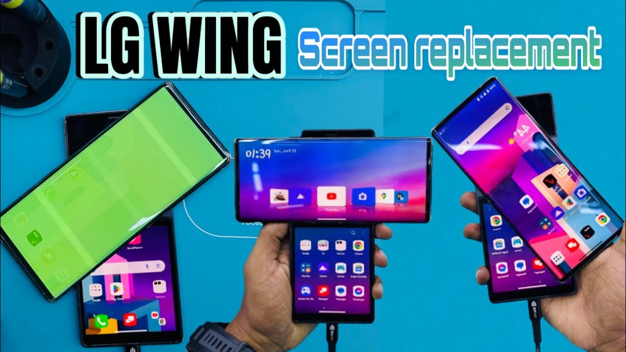 LG Wing Screen Replacement || How to replace LG wing screen