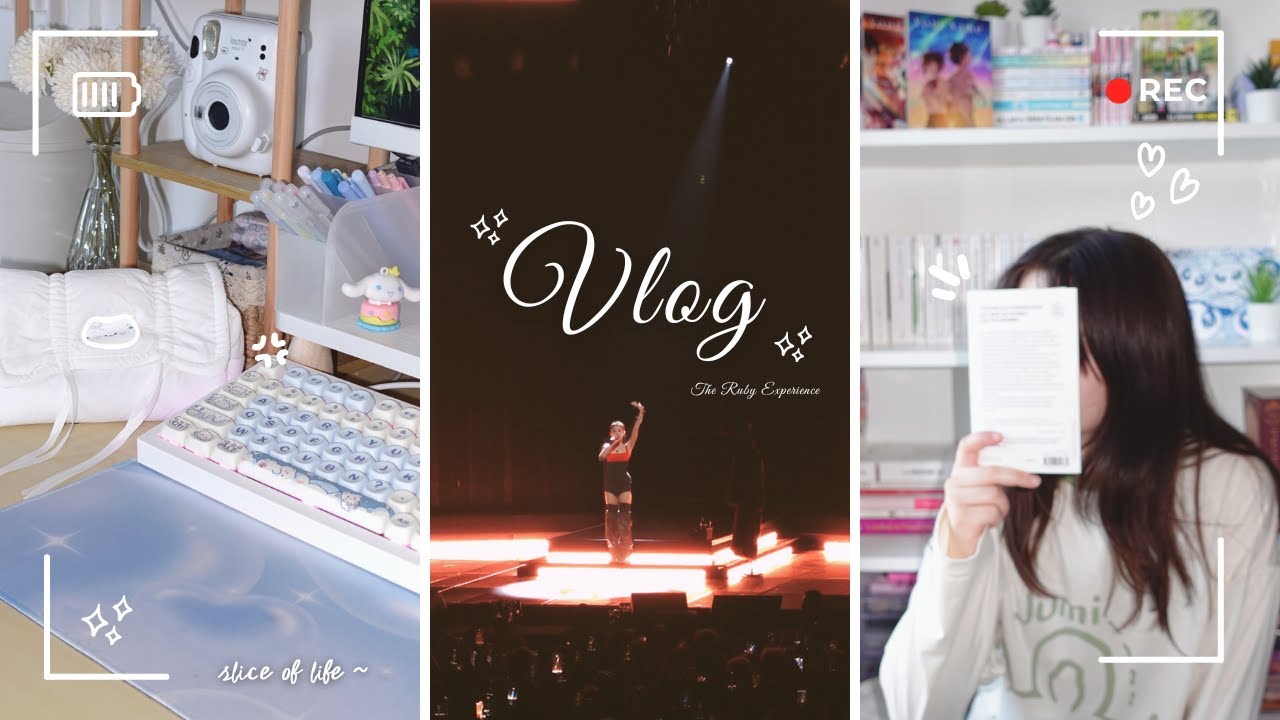 The Ruby Experience ⋆⭒˚.⋆ come with me to Jennie's concert in Paris [slice of life]