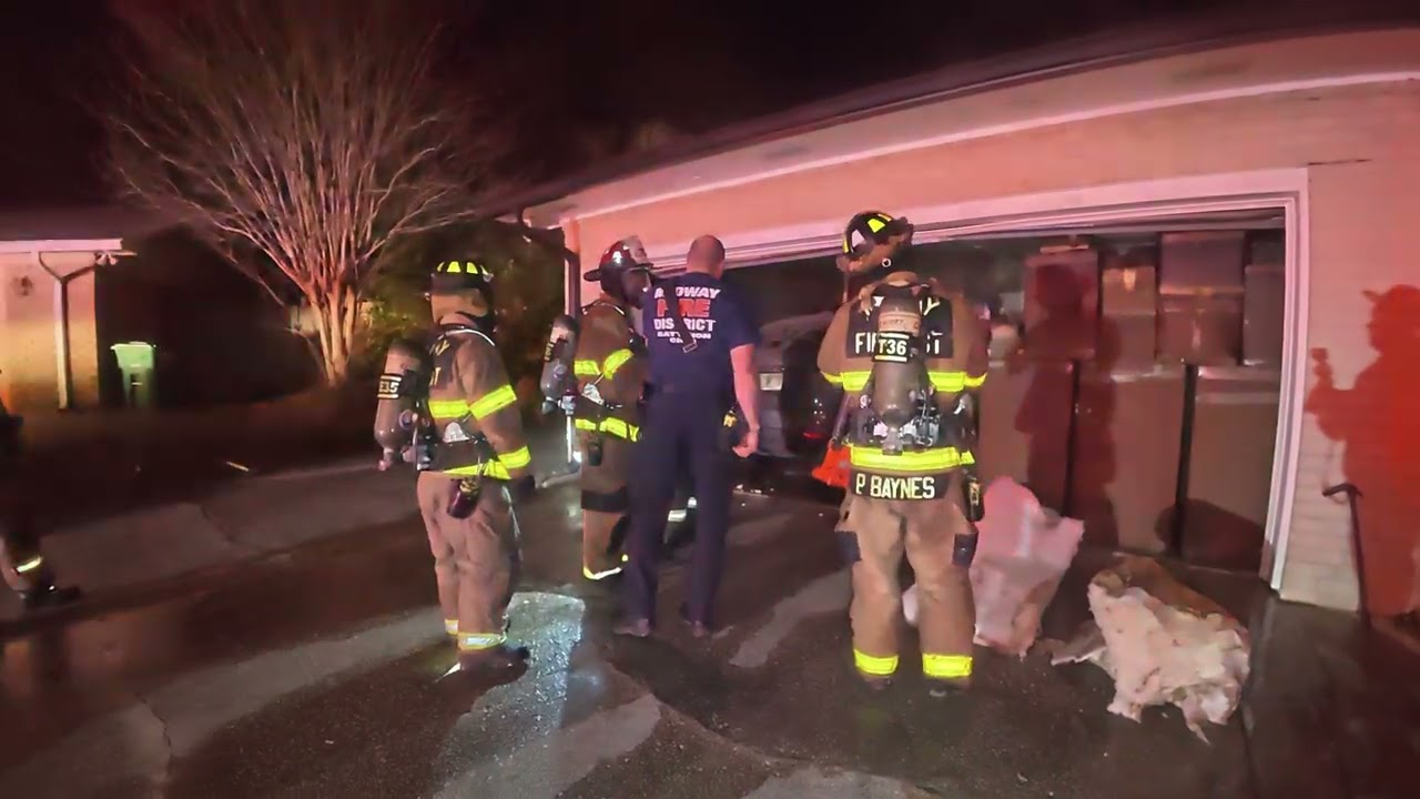 02-06-2026  0047 hours, Gulf Breeze, Florida House Fire on Roanoke Ct.