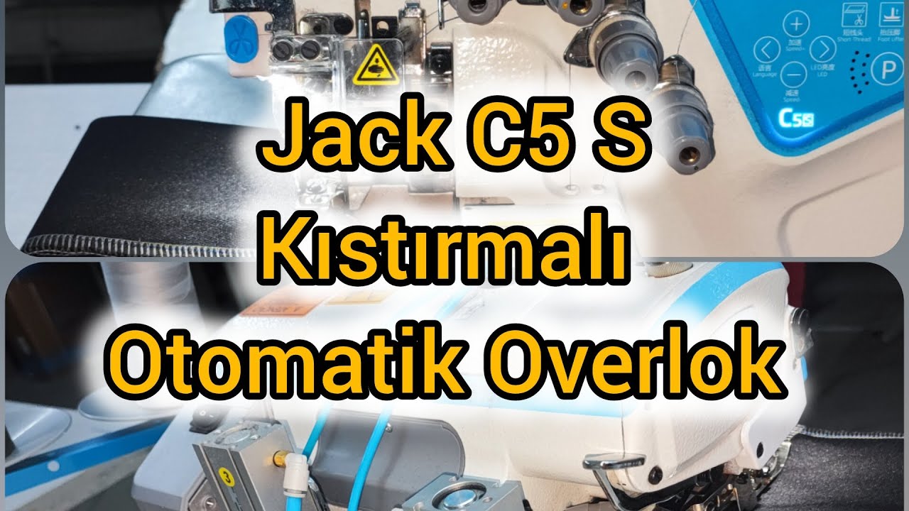 Jack C5S Kıstırmalı Otomatik Overlok