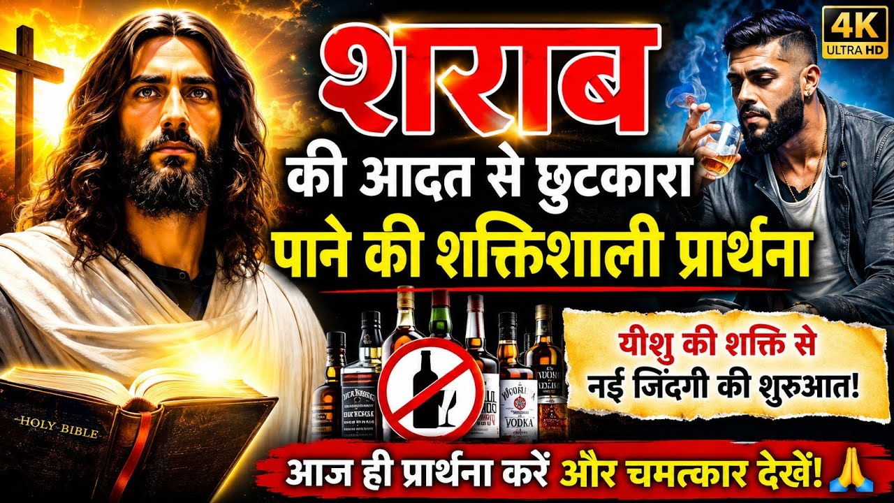 💥शराब की आदत से छुटकारा पाने की शक्तिशाली प्रार्थना🙏#SharabSeChhutkara#AlcoholAddictionPrayer#hope 