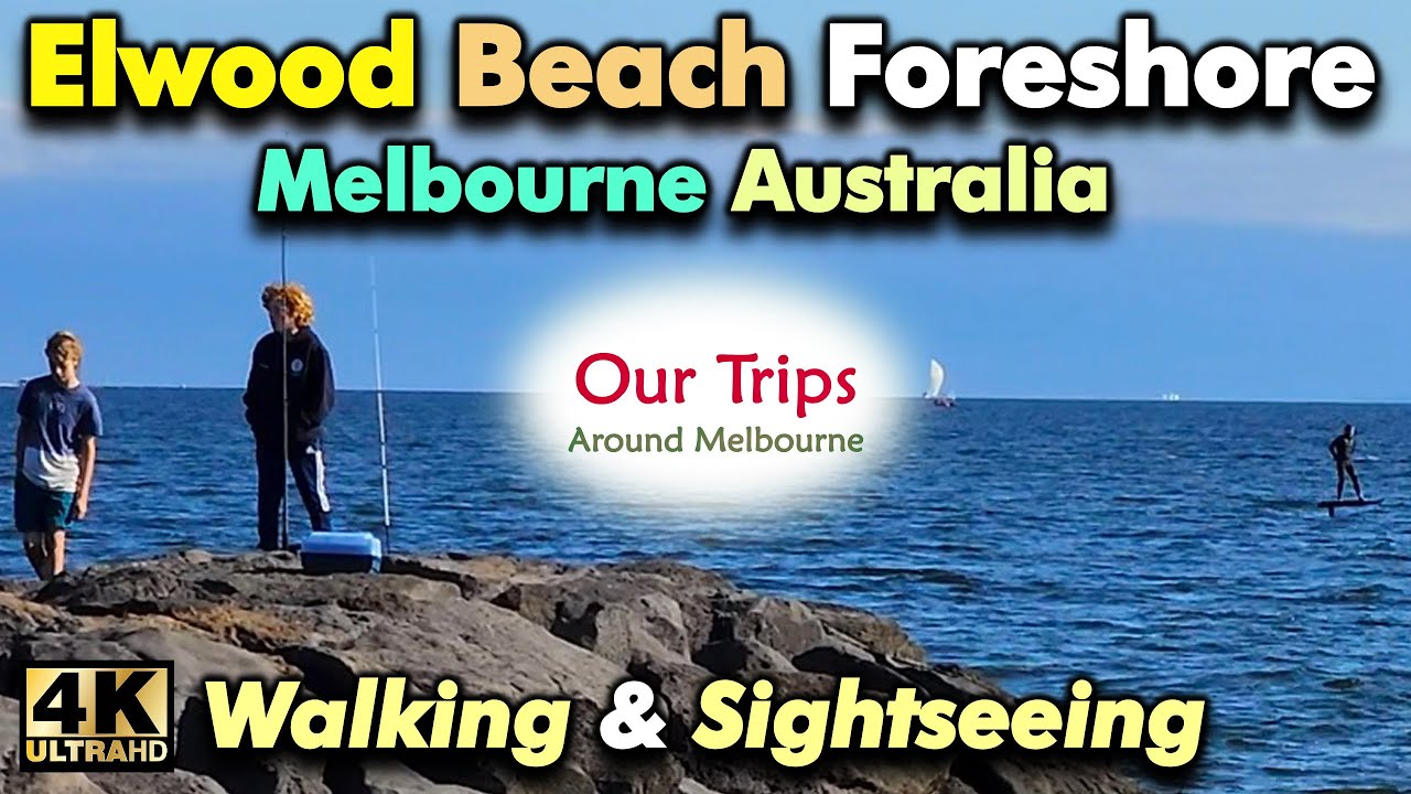 ELWOOD BEACH & PROMENADE WALKING TOUR MELBOURNE VICTORIA AUSTRALIA | SIGHTSEEING ON A GORGOUS DAY