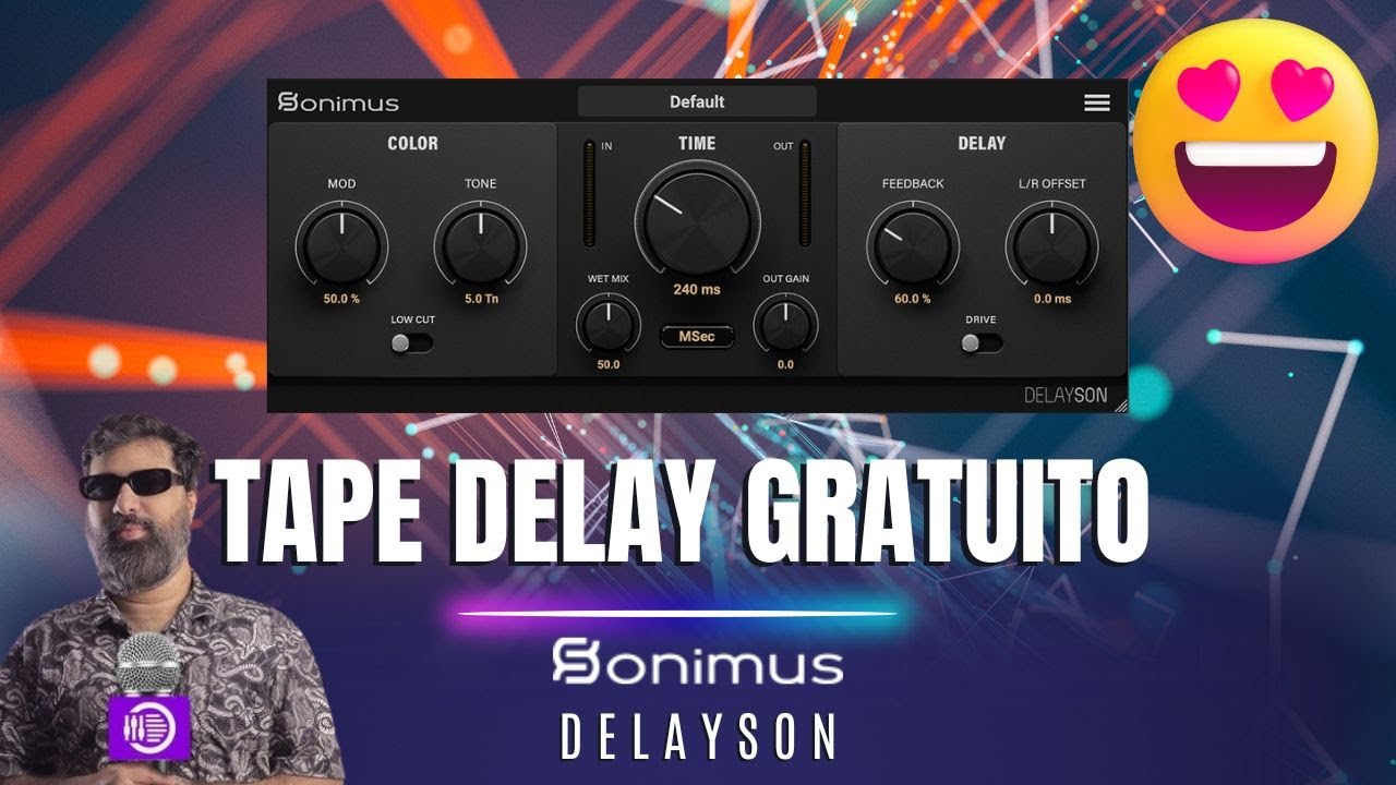 DelaySon – Tape Delay Vintage e Gratuito da Sonimus